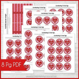 Valentine Candy Bar Wrapper PRINTABLE-My Computer is My Canvas