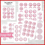 Valentine's Day {Gift Tag Kit} PRINTABLE-My Computer is My Canvas