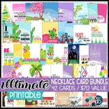 ULTIMATE Jewelry Card Bundle {42 Cards} PRINTABLE